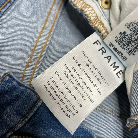 Frame | Le High Straight Jeans in Thistlemore 24 - Picture 7 of 7